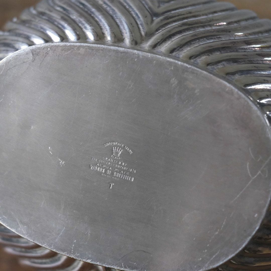 アンティークティーポット 3点セット シルバープレート 銀メッキ イギリス12