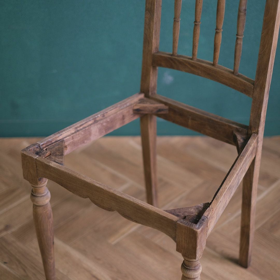 アンティーク フレンチチェア 塗装剥離加工 椅子 フランス アンティーク家具9