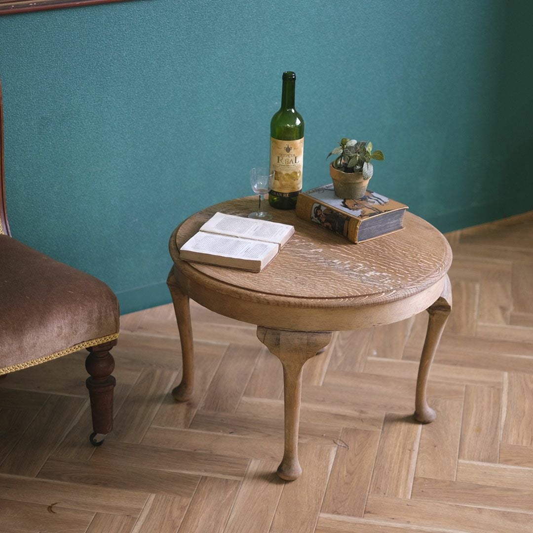 アンティークコーヒーテーブル 塗装剥離加工 イギリス アンティーク家具1