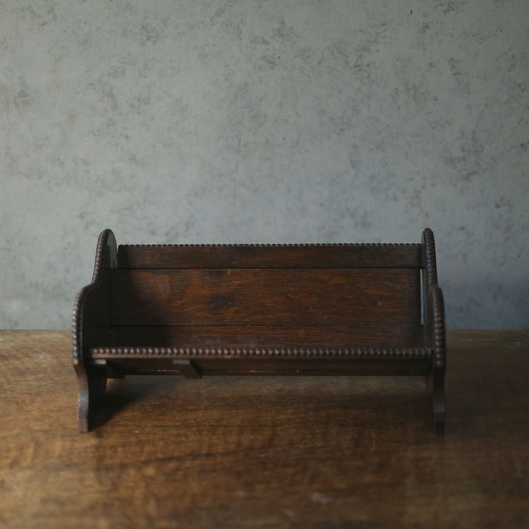 アンティークブックスタンド 本棚 スライド可変式 イギリスの商品画像