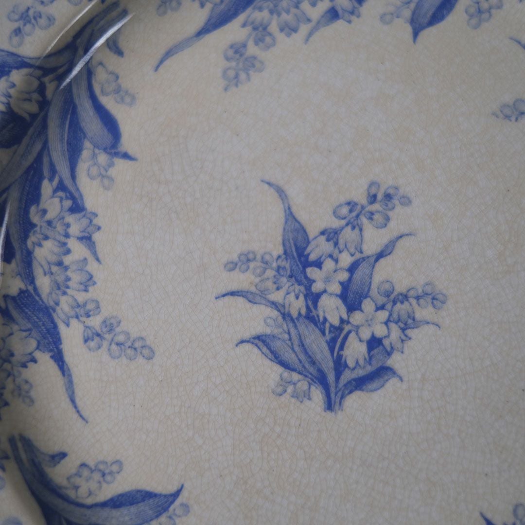 アンティークプレート エミール・ブルジョワ（Emile Bourgeois）　鈴蘭 フランス6