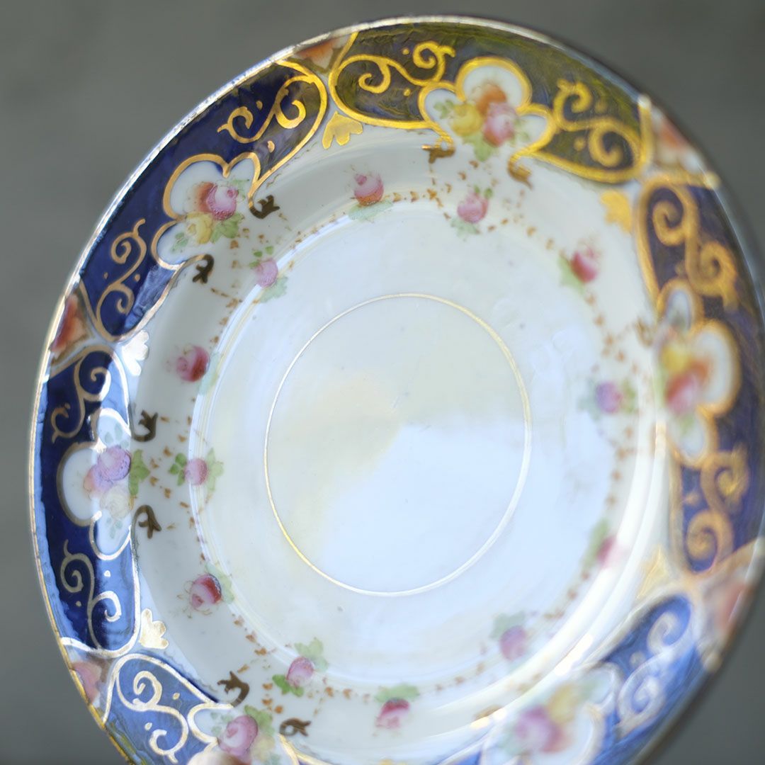 アンティークティーカップトリオ　ヴィクトリアンローズ　BESWICK&SONS ベスウィック陶器 イギリス6