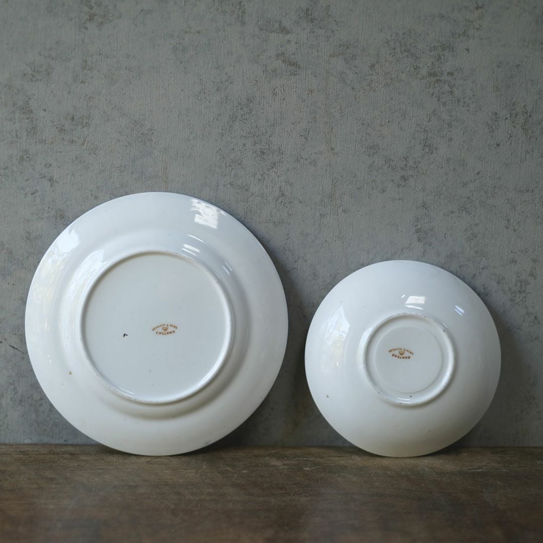 アンティークティーカップトリオ　ヴィクトリアンローズ　BESWICK&SONS ベスウィック陶器 イギリス9