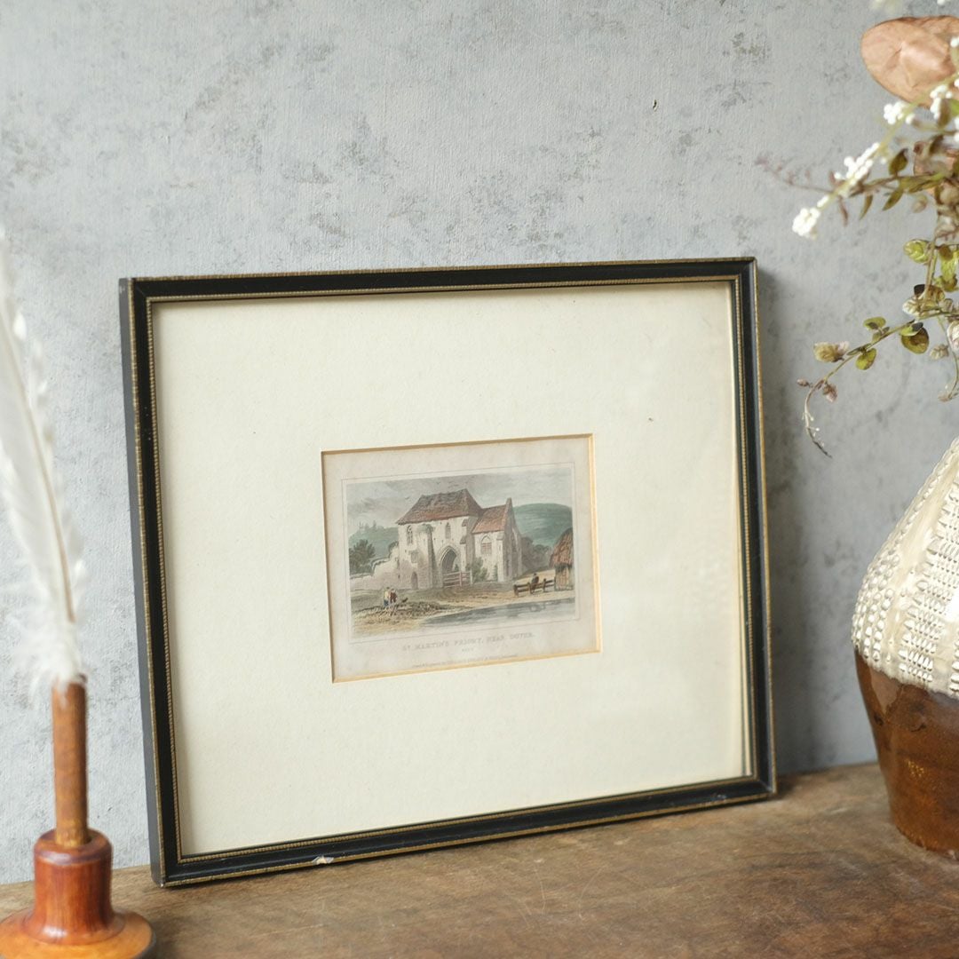 アンティークピクチャー リトグラフ 絵 イギリス