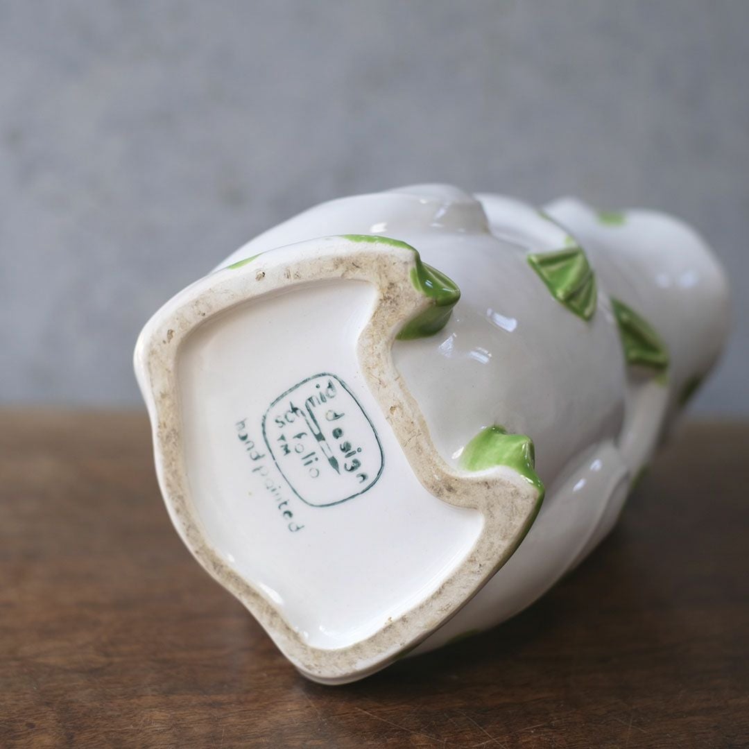 ヴィンテージシュティーポット Schmid Design Folio（シュミット・デザイン・フォリオ） カエルモチーフ 水玉模様 逆輸入 日本8