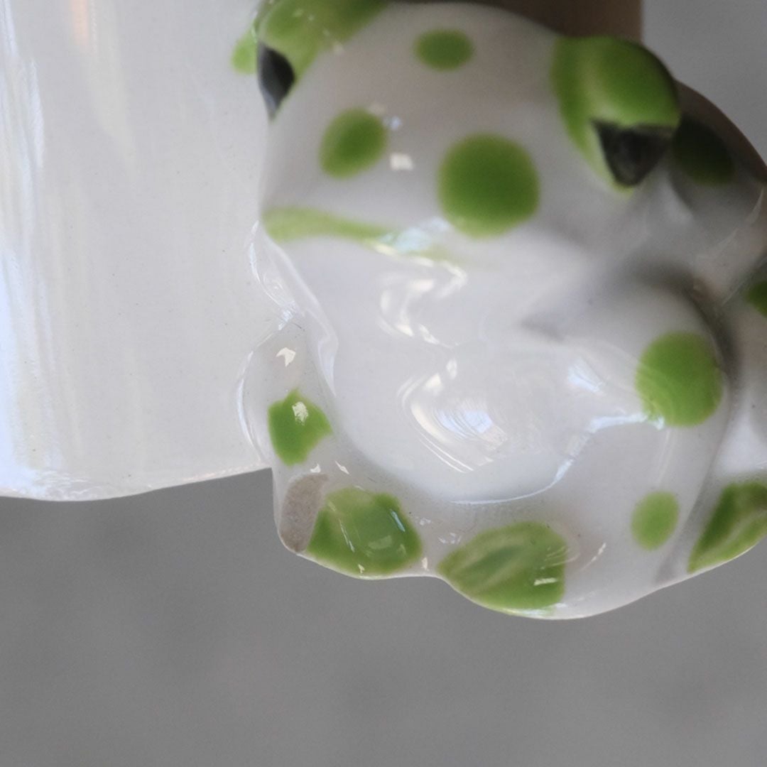 ヴィンテージマグカップ Schmid Design Folio（シュミット・デザイン・フォリオ） カエルモチーフ 水玉模様 逆輸入 日本5