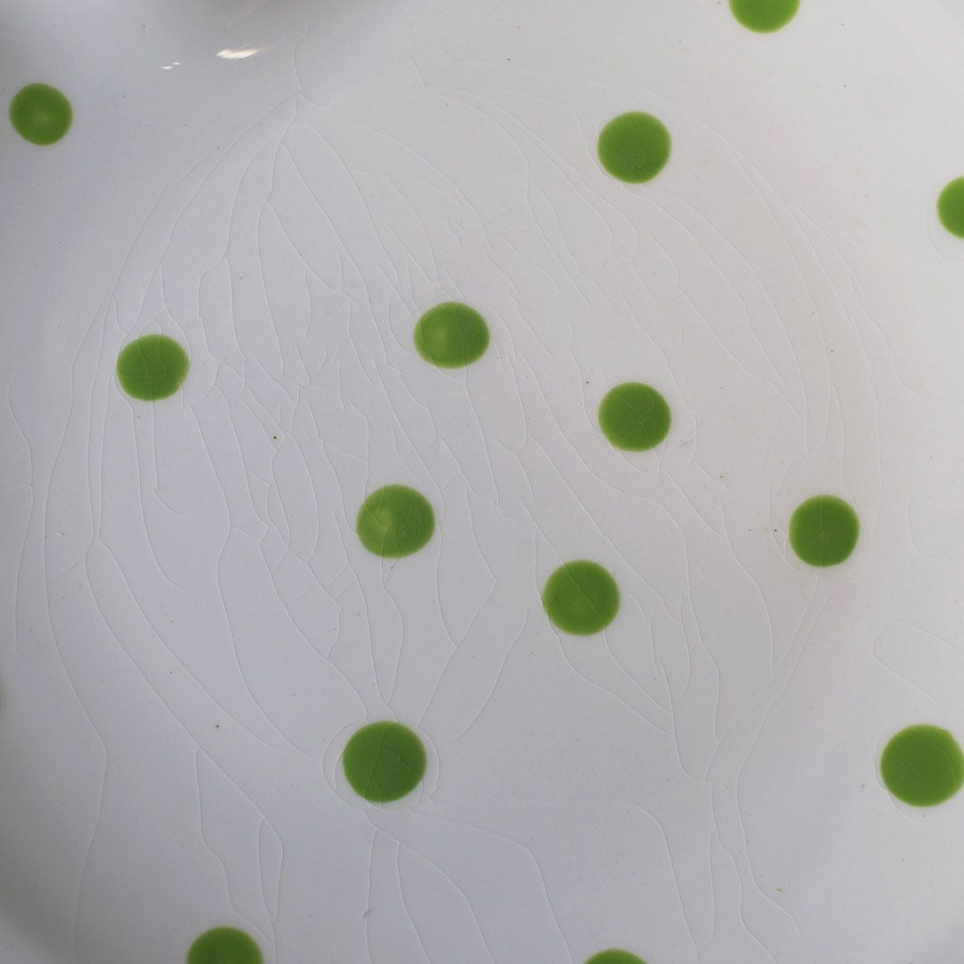 ヴィンテージプレート 皿 Schmid Design Folio（シュミット・デザイン・フォリオ） カエルモチーフ 水玉模様 逆輸入 日本5