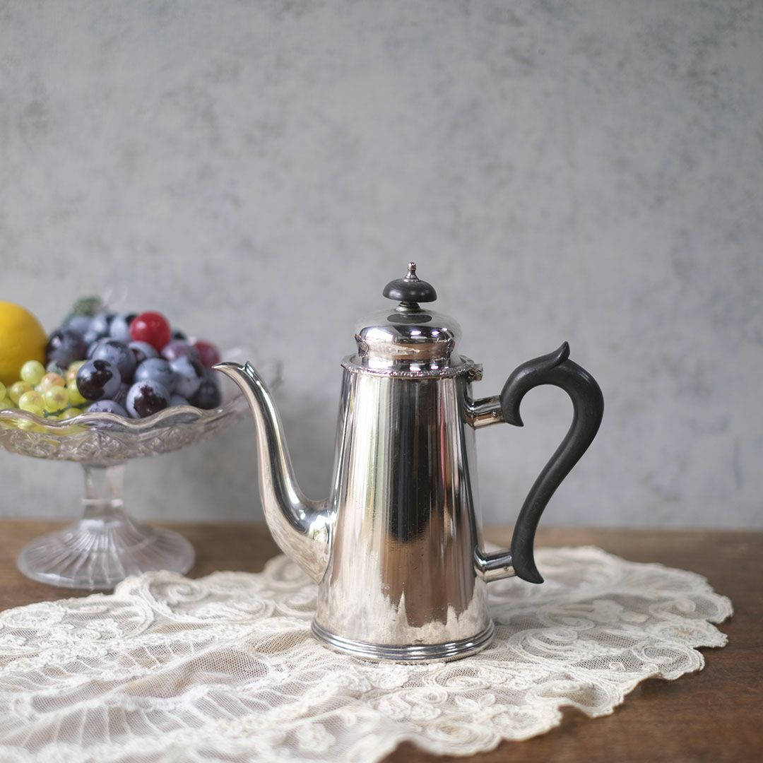 ヴィンテージシルバープレートティーポット 銀メッキ イギリス