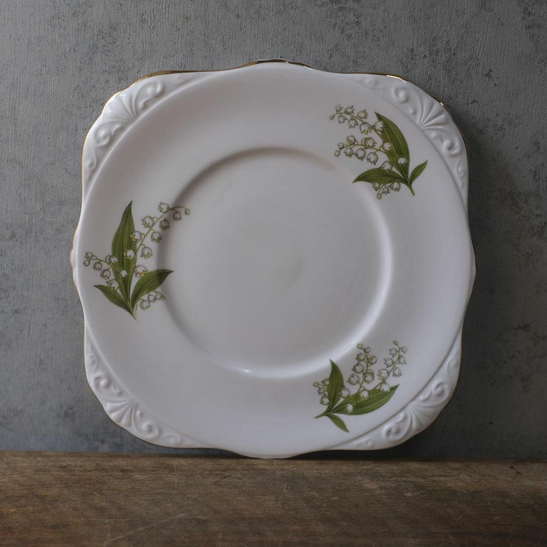 ヴィンテージ皿 B&Bプレート 鈴蘭 リリー イギリス2