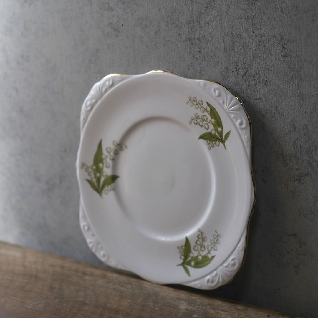 ヴィンテージ皿 B&Bプレート 鈴蘭 リリー イギリス3