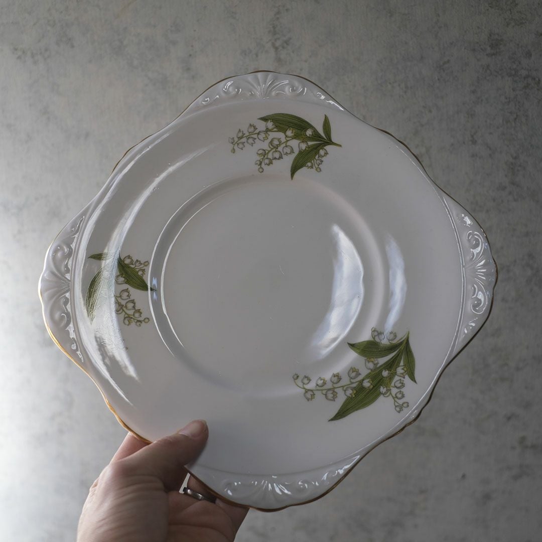 ヴィンテージ皿 B&Bプレート 鈴蘭 リリー イギリス4