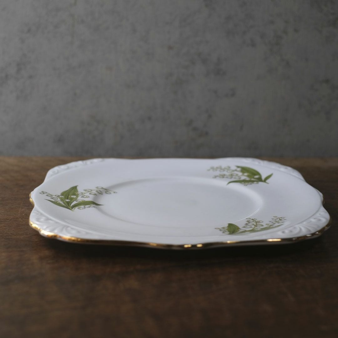 ヴィンテージ皿 B&Bプレート 鈴蘭 リリー イギリス6