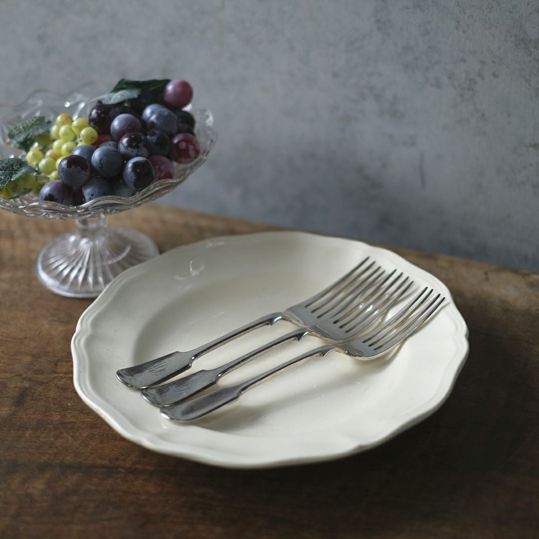 アンティークフォーク シルバープレート 銀メッキ フィドルパターン イギリス1