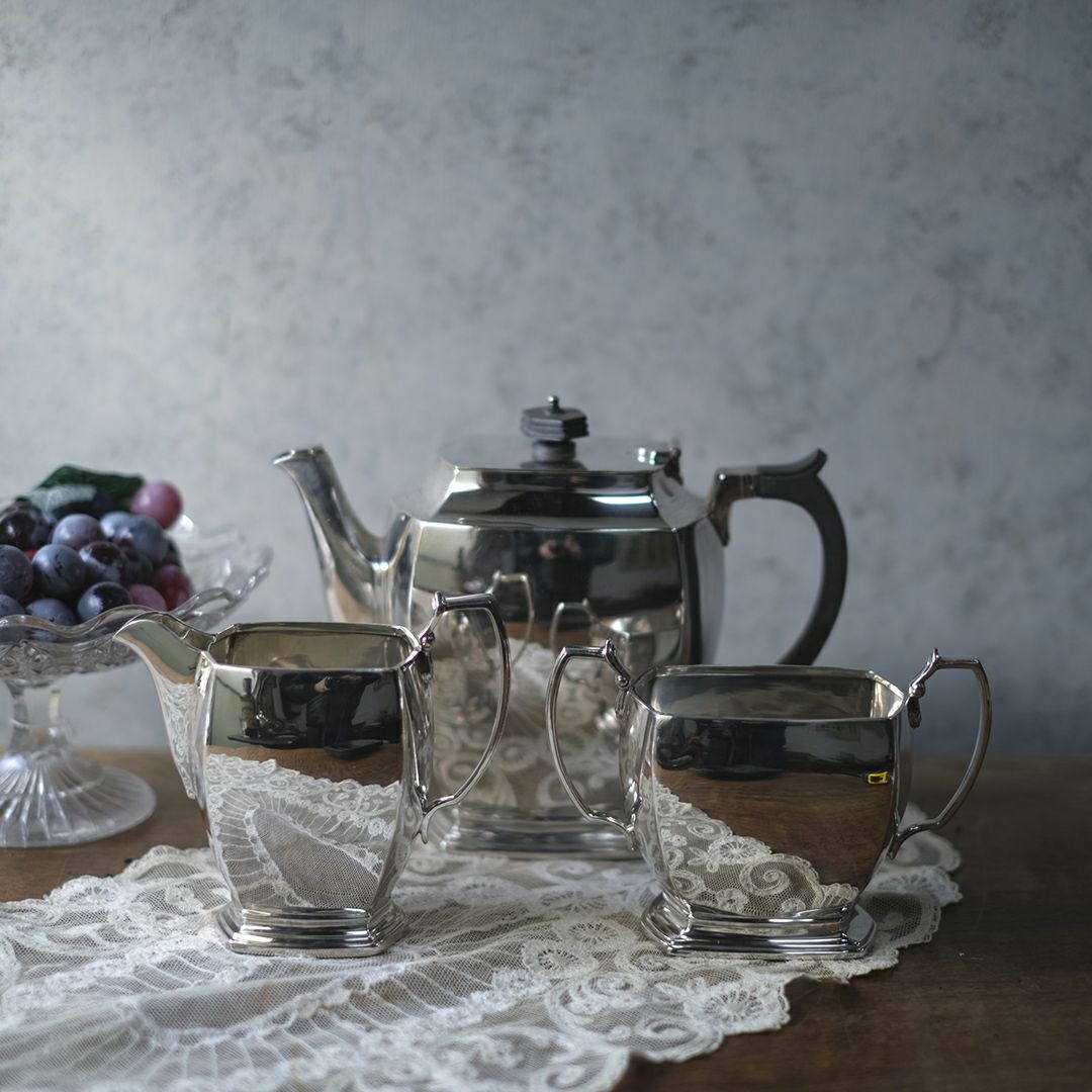 アンティークティーセット シルバープレート COOPER BROTHERS & SONS