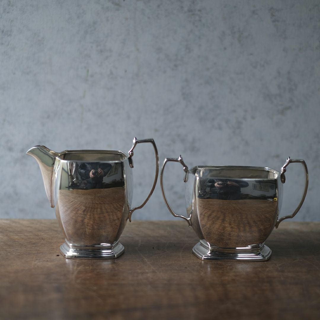 アンティークティーセット シルバープレート 銀メッキ イギリス6