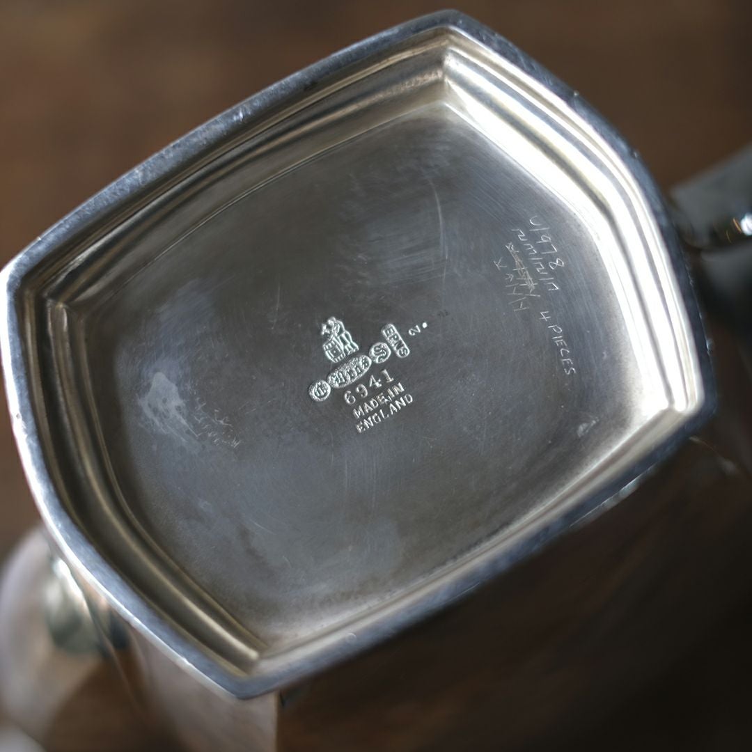 アンティークティーセット シルバープレート 銀メッキ イギリス9