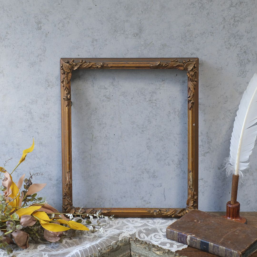 アンティーク額縁 フレーム アールヌゥーボー フランス