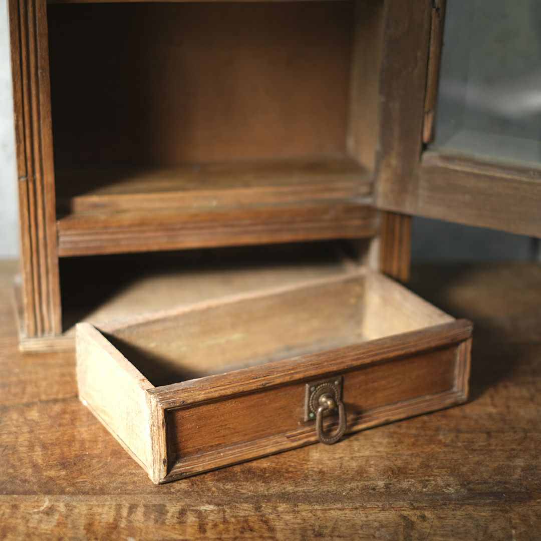 アンティークウォールラック 収納 フランス6