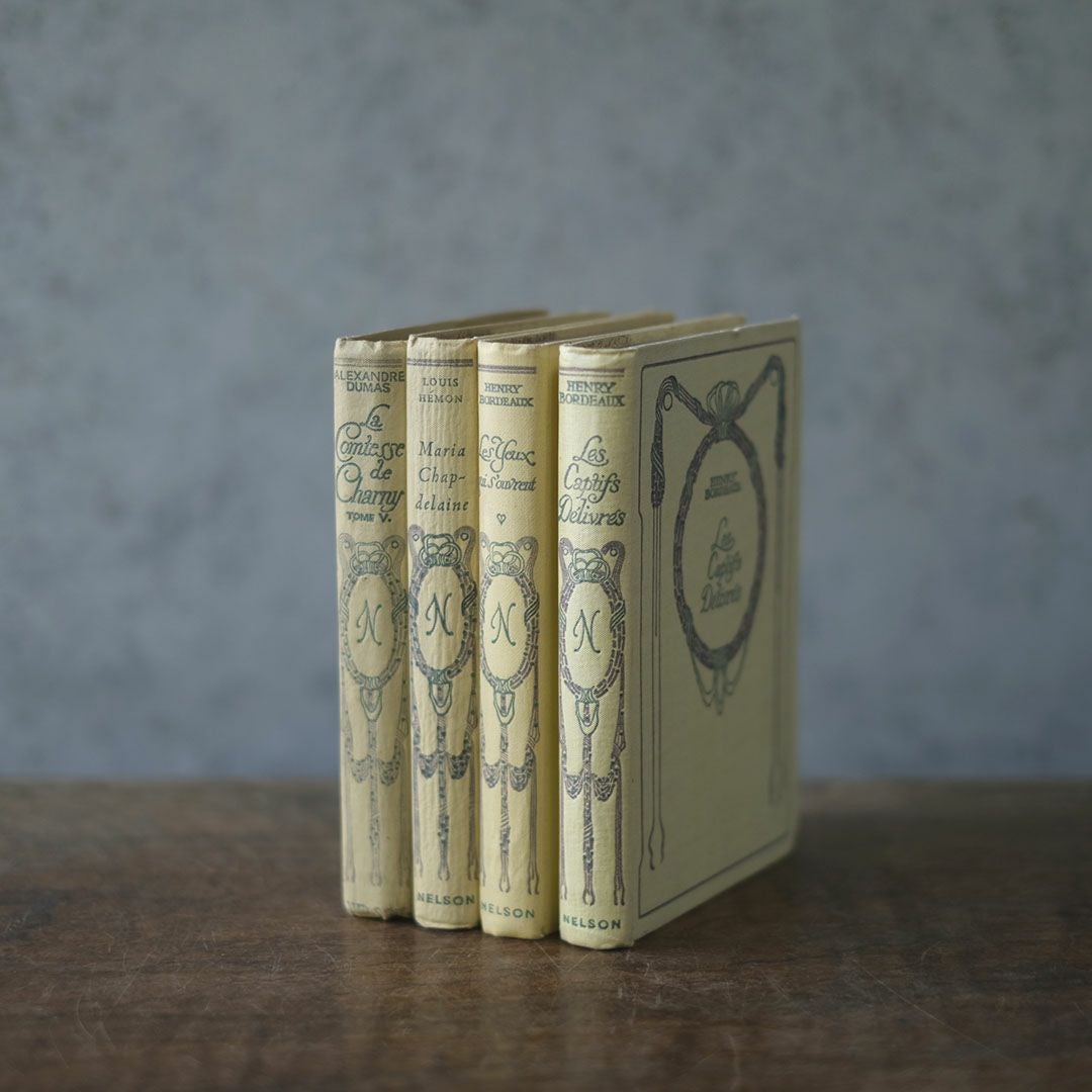 アンティークブック フランス 本 ネルソン nelson 