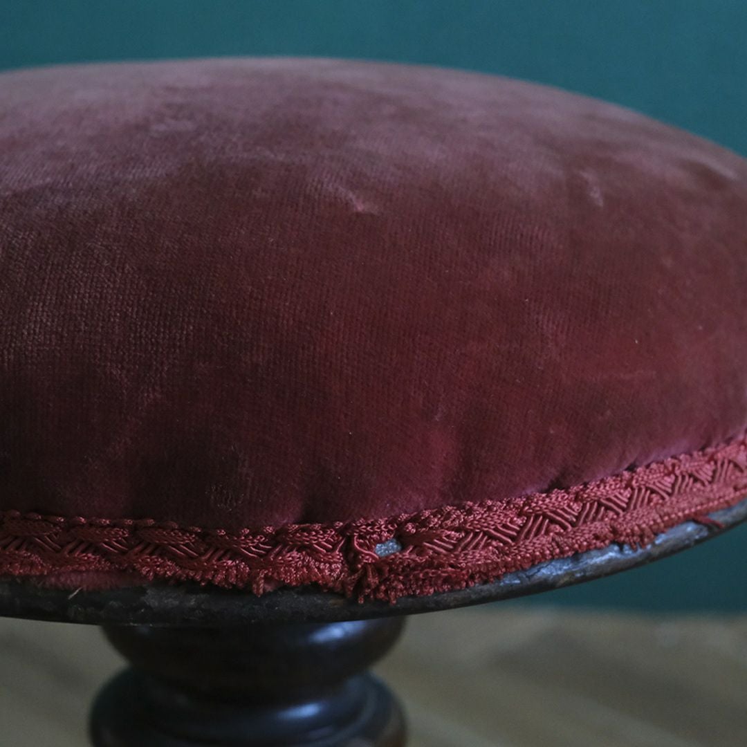 アンティークピアノスツール トライポットの足 椅子 アンティーク家具 フランス7