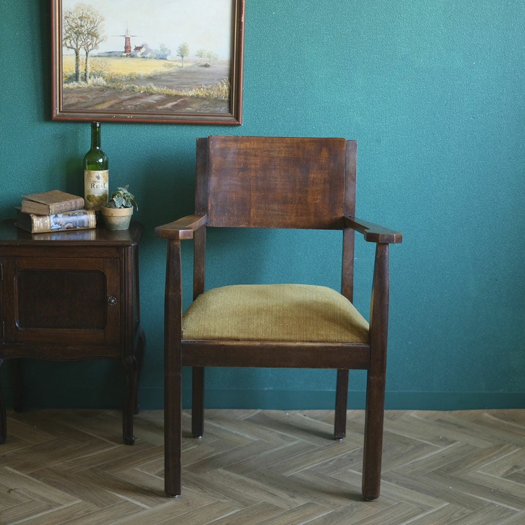 アンティーク ブリッジチェアBridge Chair アール・デコ モダニズム 椅子 フランス アンティーク家具1