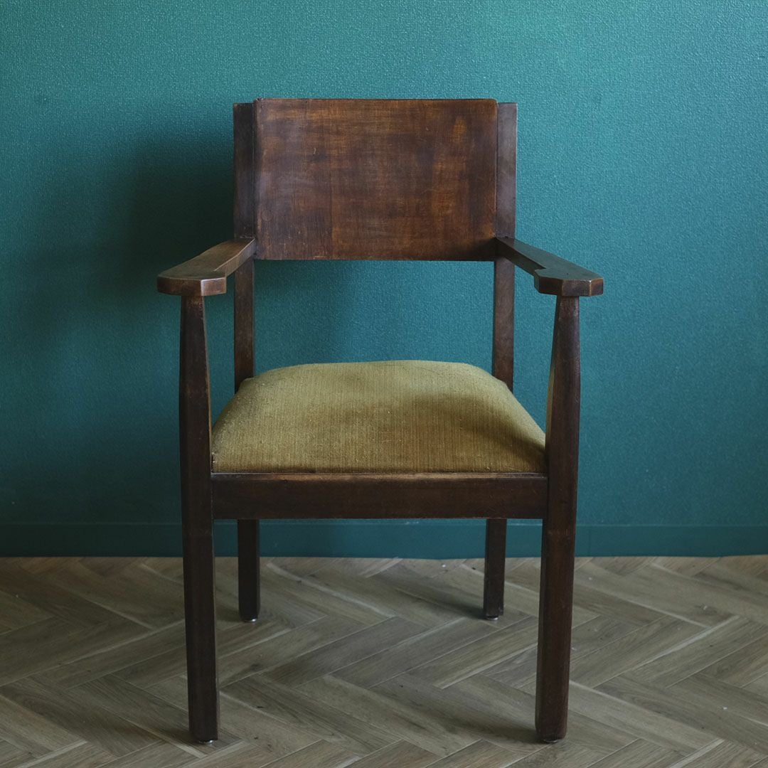 アンティーク ブリッジチェアBridge Chair アール・デコ モダニズム 椅子 フランス アンティーク家具2