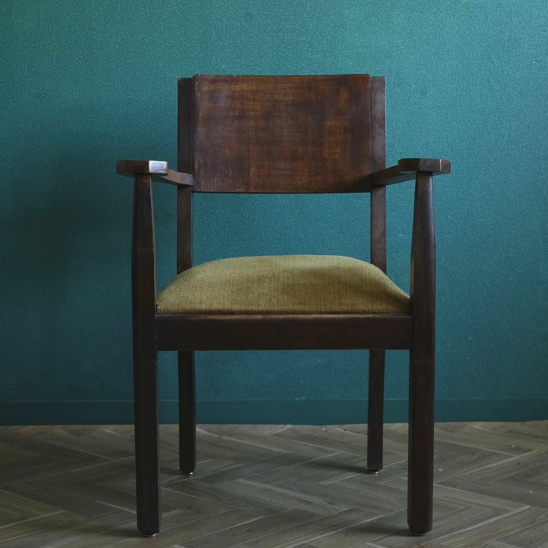 アンティーク ブリッジチェアBridge Chair アール・デコ モダニズム 椅子 フランス アンティーク家具3