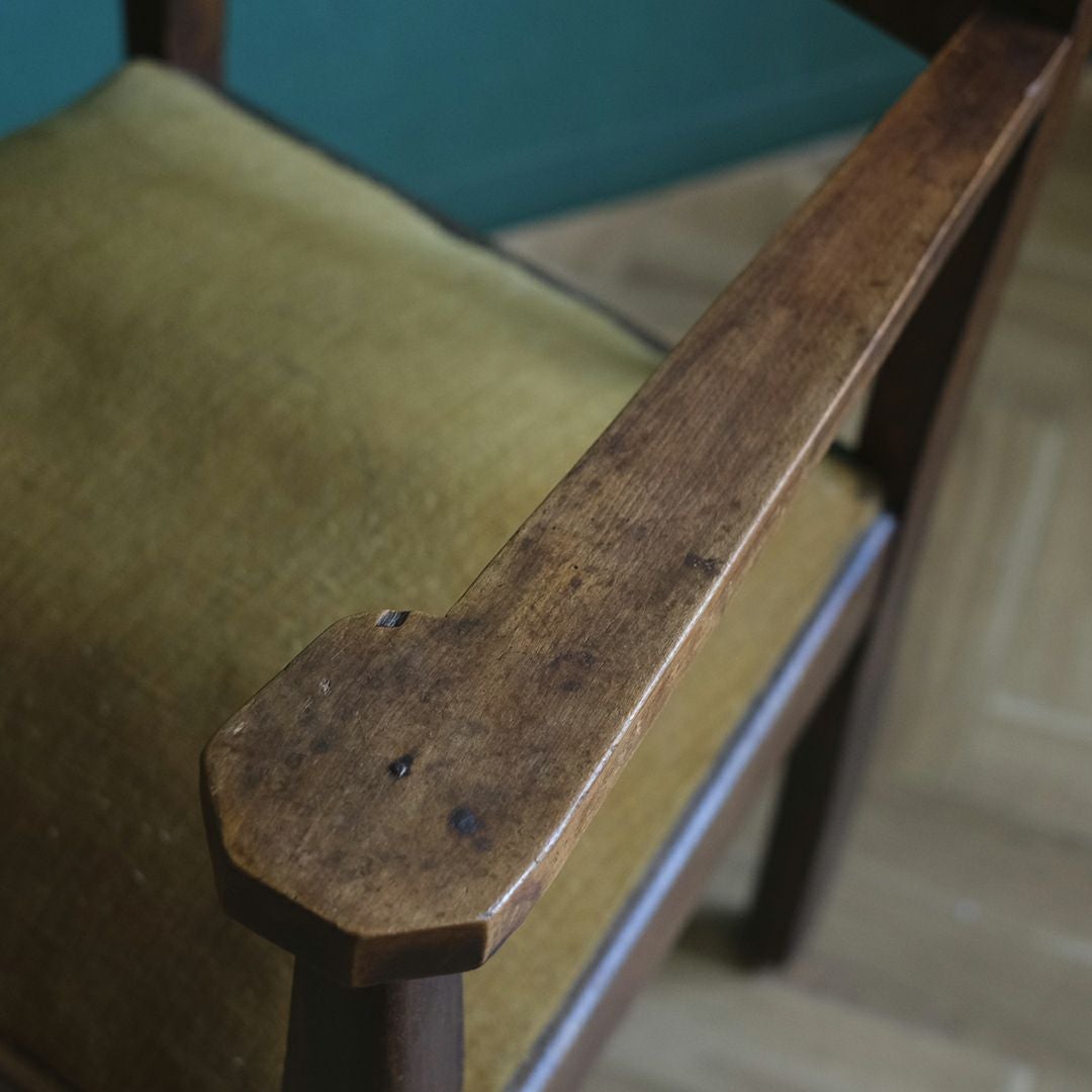 アンティーク ブリッジチェアBridge Chair アール・デコ モダニズム 椅子 フランス アンティーク家具7