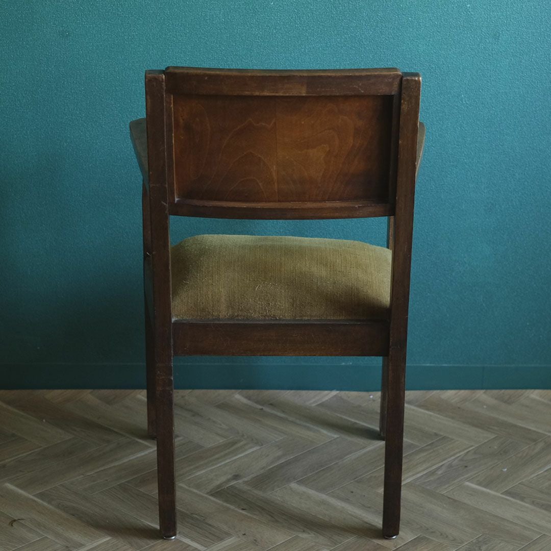 アンティーク ブリッジチェアBridge Chair アール・デコ モダニズム 椅子 フランス アンティーク家具10