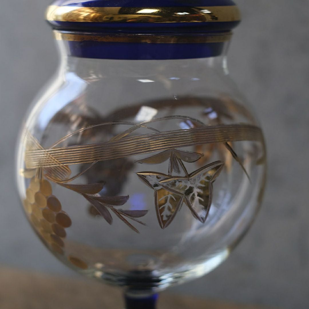 アンティーク ボンボニエール 葡萄モチーフ ベルギー3