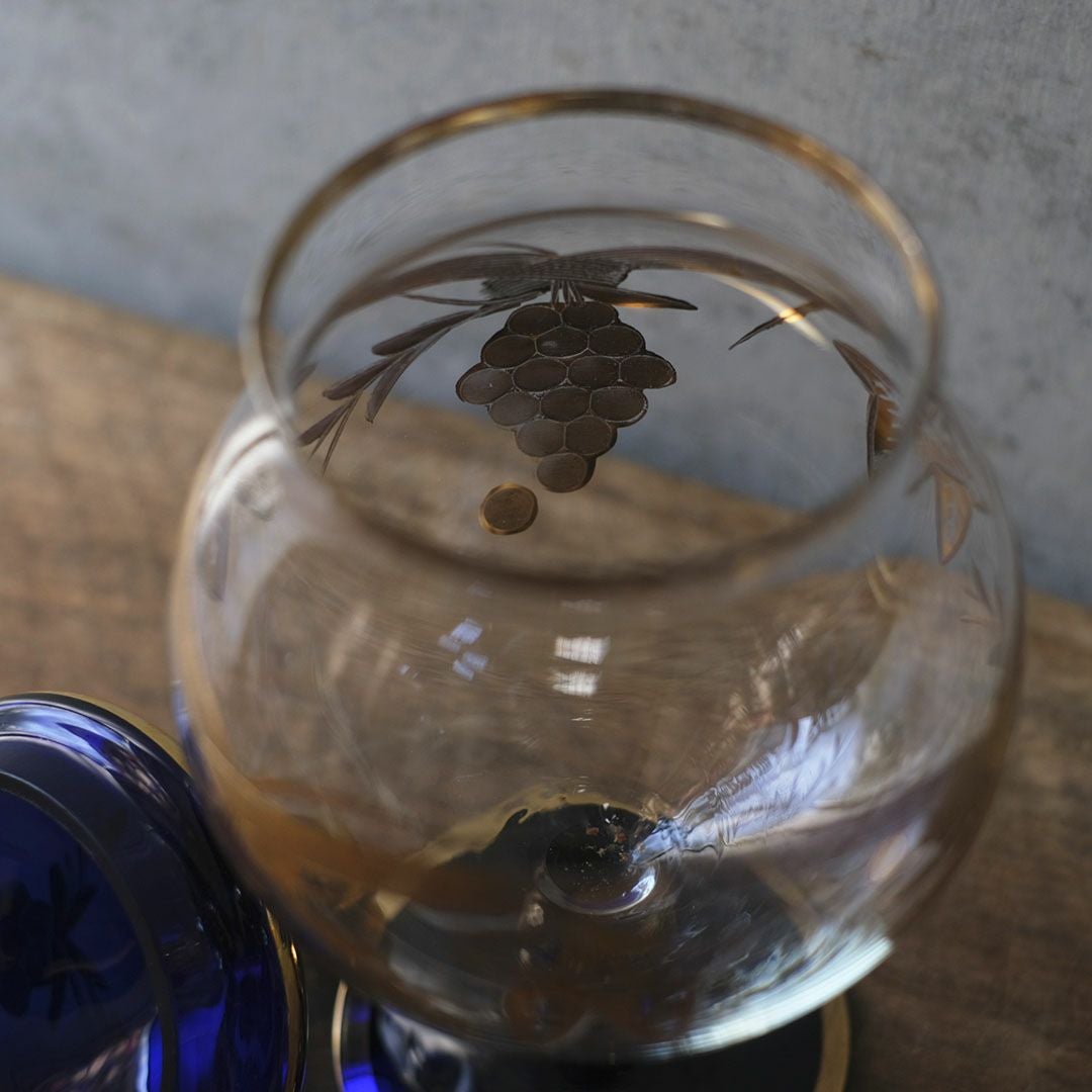 アンティーク ボンボニエール 葡萄モチーフ ベルギー8