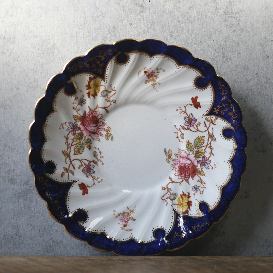 アンティークデザートプレート 皿 Hammersley (ハマースレイ) Dresden Sprays (ドレスデンスプレイ) ヴィクトリアン イギリス2