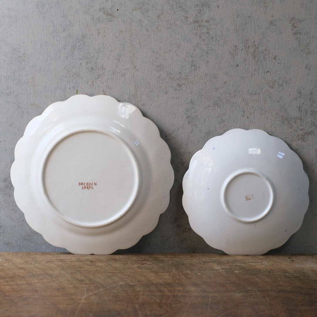 アンティークティーカップトリオ Hammersley (ハマースレイ) Dresden Sprays (ドレスデンスプレイ) ヴィクトリアン イギリス9