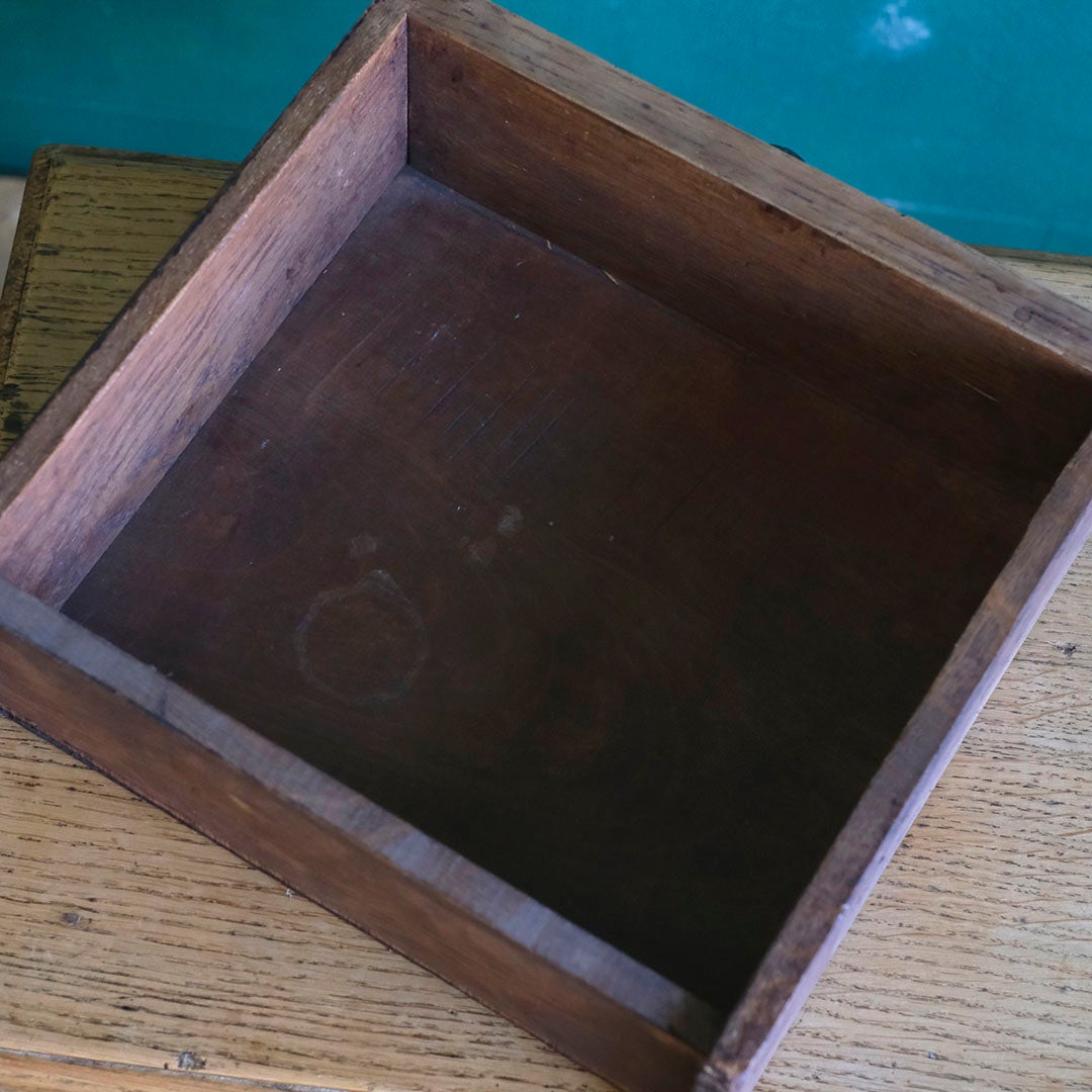 アンティーク ドロワー付きサイドテーブル フランス 剥離された ナイトテーブル/アンティーク家具9