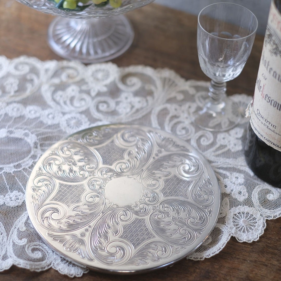 アンティークマット シルバープレート ヴィクトリアン イギリス1