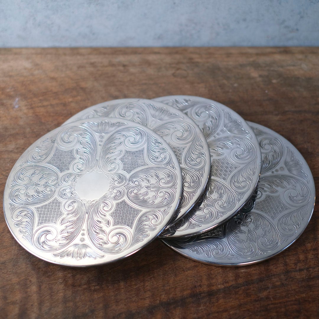 アンティークマット シルバープレート ヴィクトリアン イギリス2