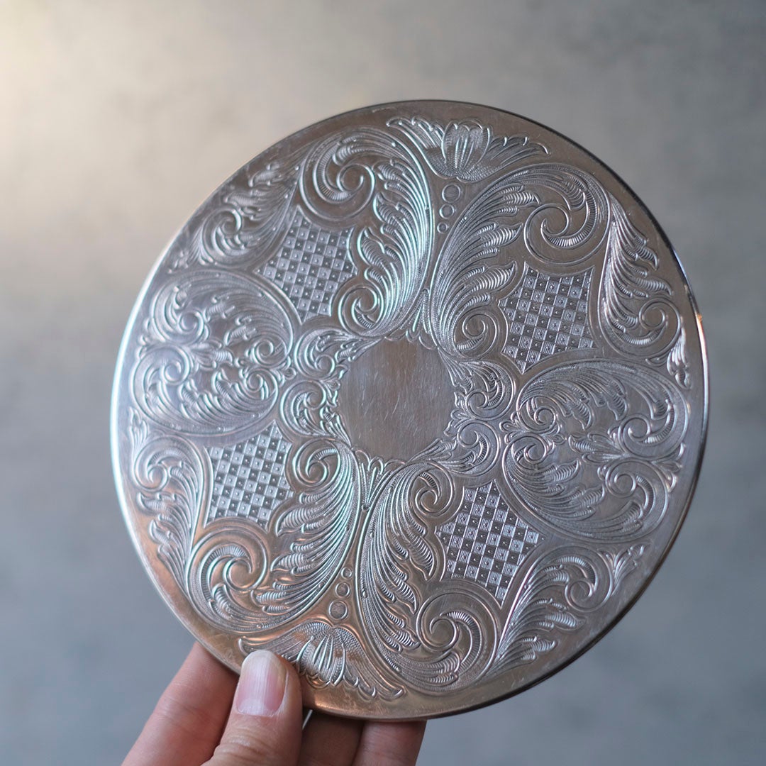 アンティークマット シルバープレート ヴィクトリアン イギリス3