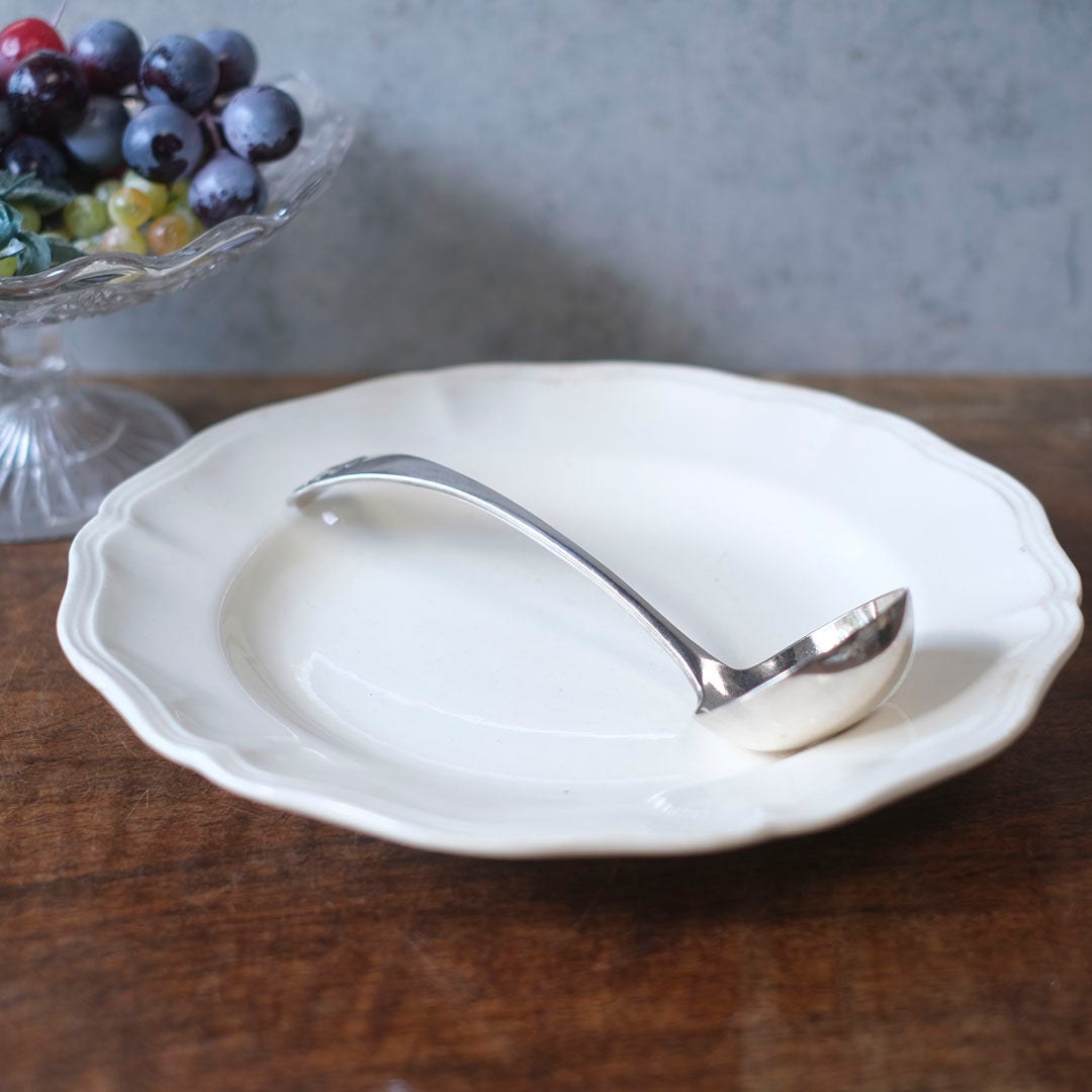 アンティークソースレードル シルバープレート 銀メッキ イギリス1