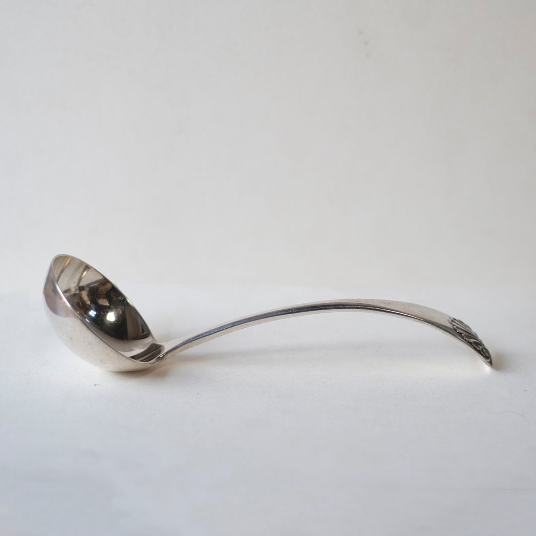 アンティークソースレードル シルバープレート 銀メッキ イギリス2