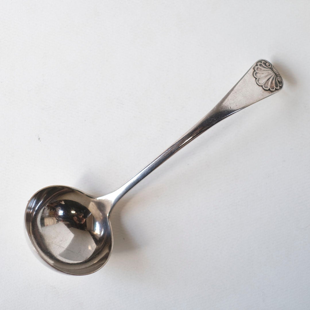 アンティークソースレードル シルバープレート 銀メッキ イギリス5