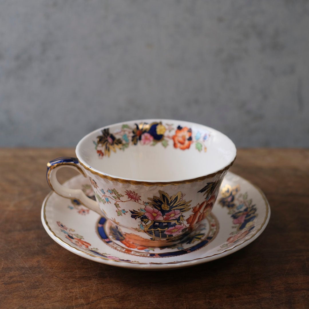 ヴィンテージティーカップ&ソーサ MASON メイソン Mandalay（マンダレイ） イギリス アンティーク食器 B3