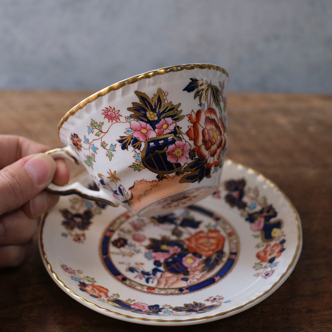 ヴィンテージティーカップ&ソーサ MASON メイソン Mandalay（マンダレイ） イギリス アンティーク食器 B5