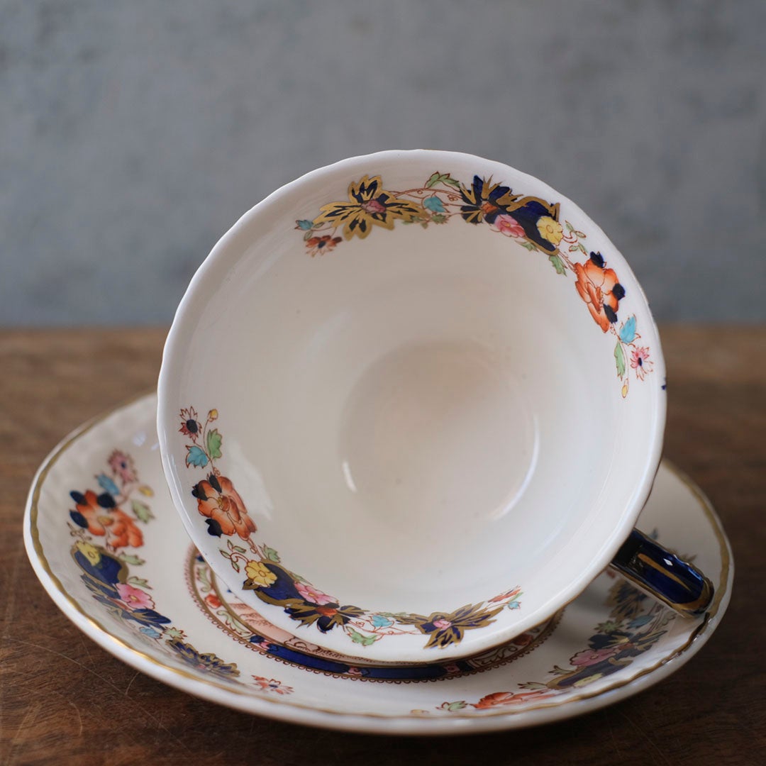 ヴィンテージティーカップ&ソーサ MASON メイソン Mandalay（マンダレイ） イギリス アンティーク食器 B7