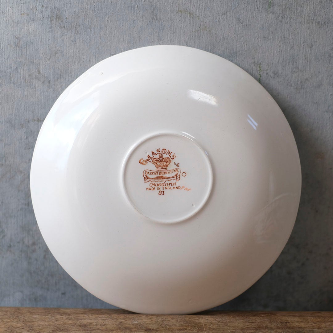 ヴィンテージティーカップ&ソーサ MASON メイソン Mandalay（マンダレイ） イギリス アンティーク食器 B10