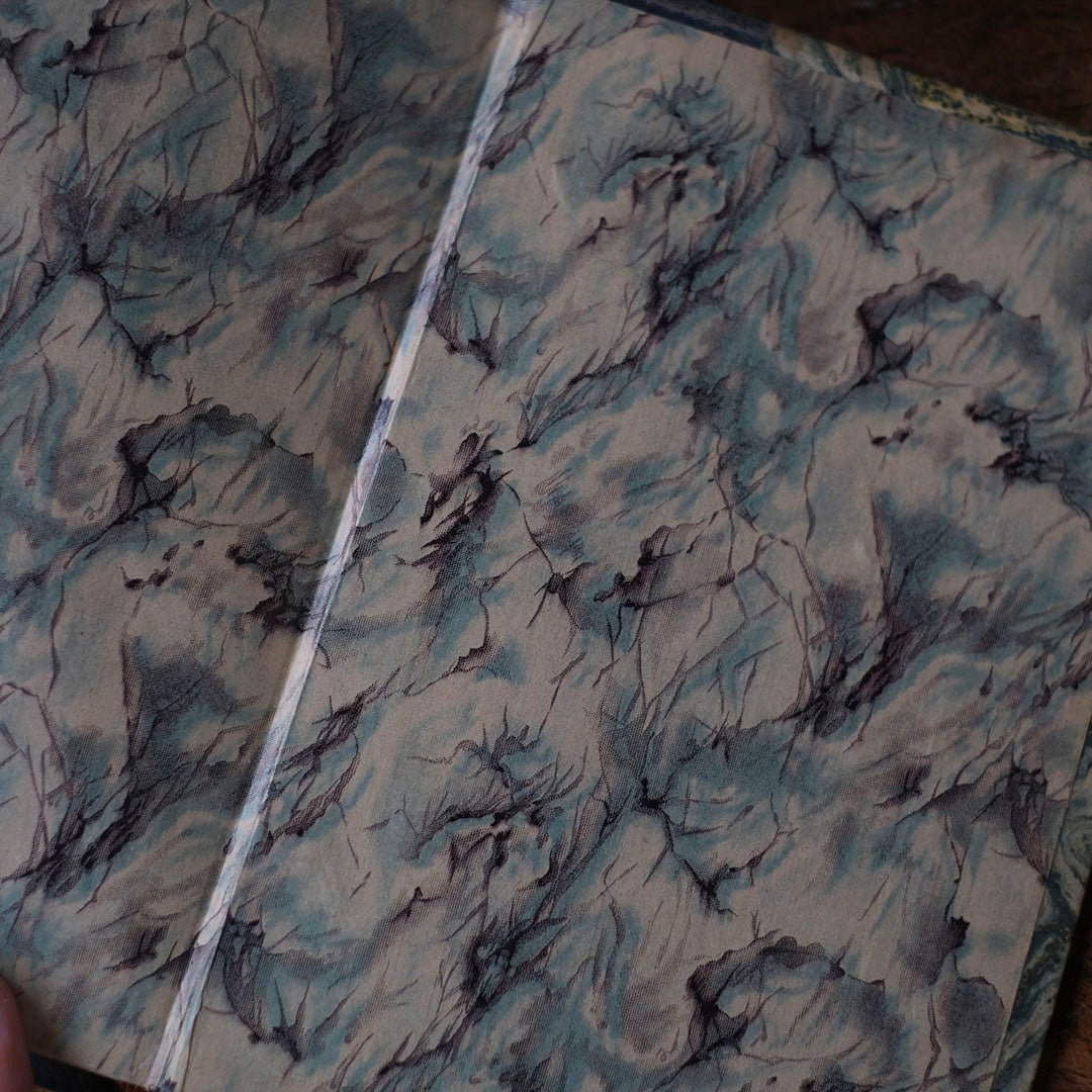 アンティークレザーブック 古書 フランス 革背表紙の本6