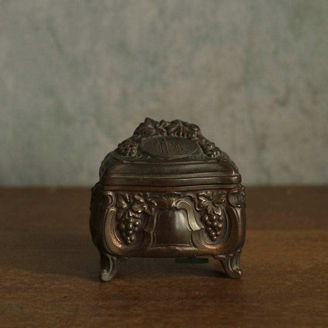 アンティークジュエリーケース ケルン大聖堂 ゴシック様式 ジュエリーボックス アクセサリーボックス1