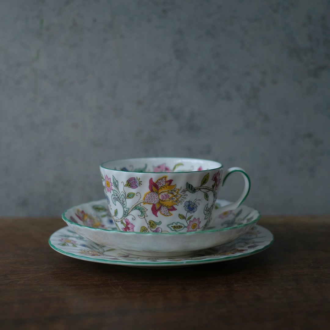 ヴィンテージティーカップトリオ MINTON ミントン イギリス2