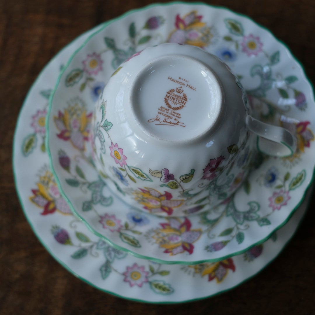 ヴィンテージティーカップトリオ MINTON5ミントン イギリス