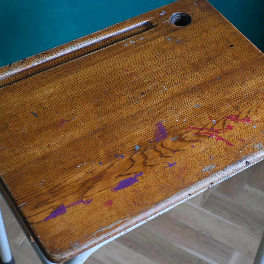 ヴィンテージスクールデスク イギリス7