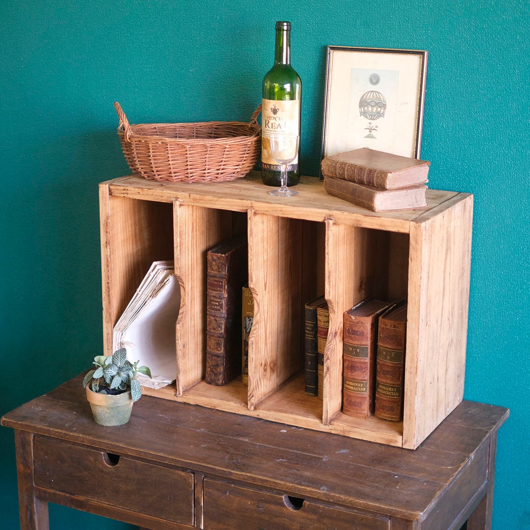 アンティーク 剥離された小さなストレージシェルフ イギリス 木製棚 パイン/アンティーク家具1